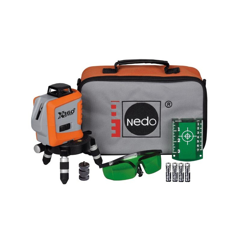 Niveau Laser vert Nedo X-Liner 360